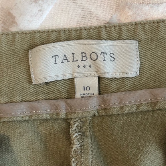 Talbots khaki pants with side zip - Picture 4 of 10
